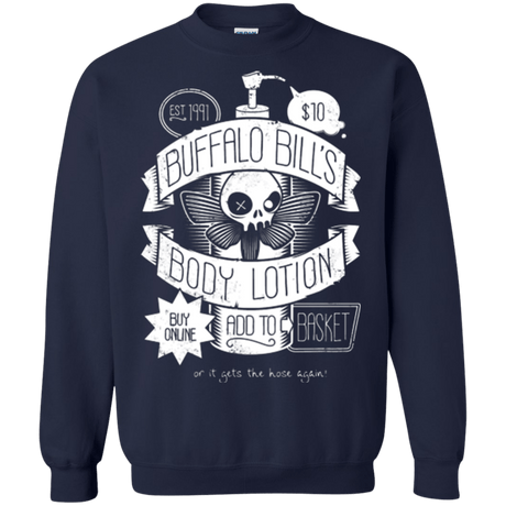 Sweatshirts Navy / Small Body Lotion Crewneck Sweatshirt