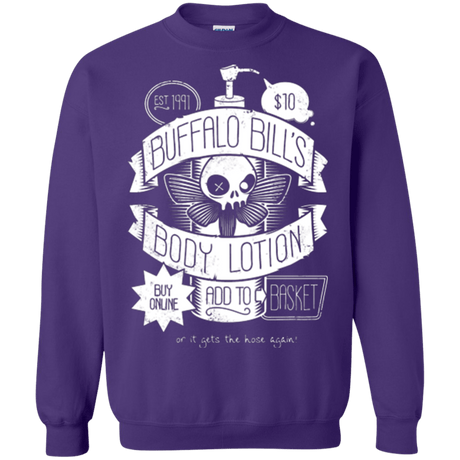 Sweatshirts Purple / Small Body Lotion Crewneck Sweatshirt