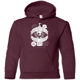 Sweatshirts Maroon / YS Body Lotion Youth Hoodie