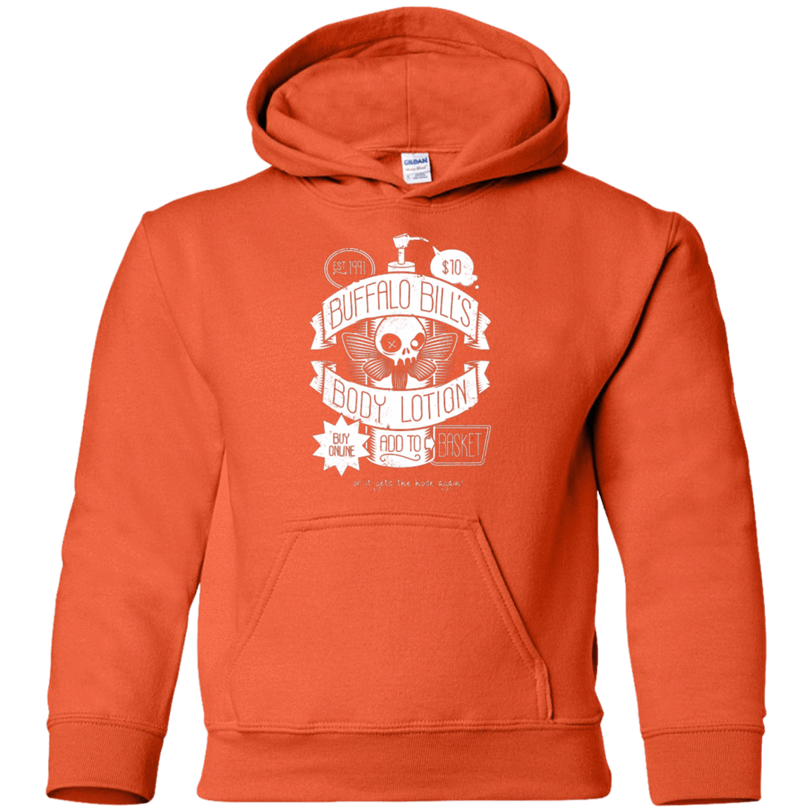 Sweatshirts Orange / YS Body Lotion Youth Hoodie