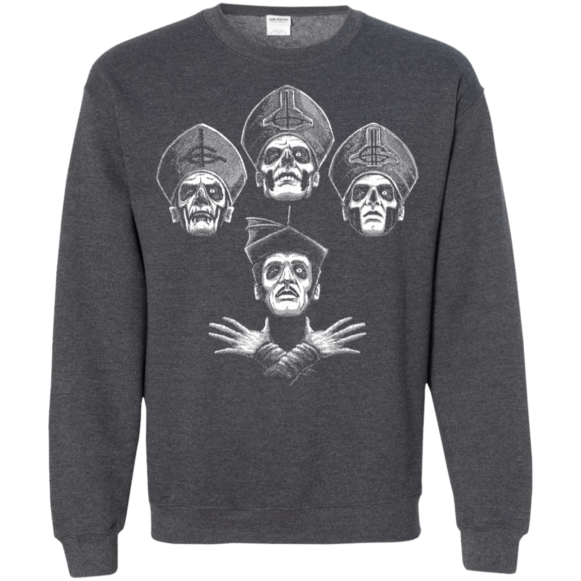 Sweatshirts Dark Heather / S Bohemian Ghost Crewneck Sweatshirt