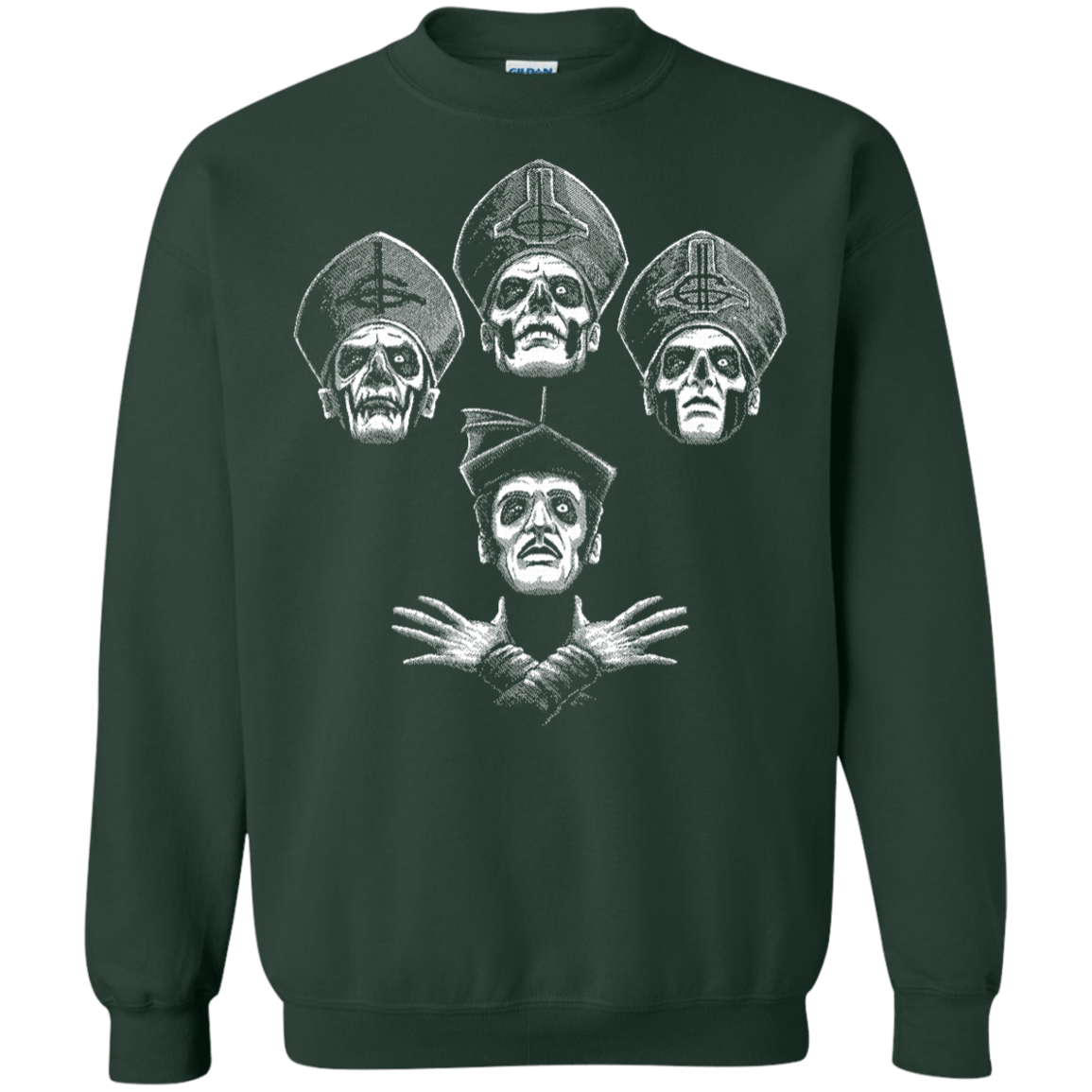 Sweatshirts Forest Green / S Bohemian Ghost Crewneck Sweatshirt