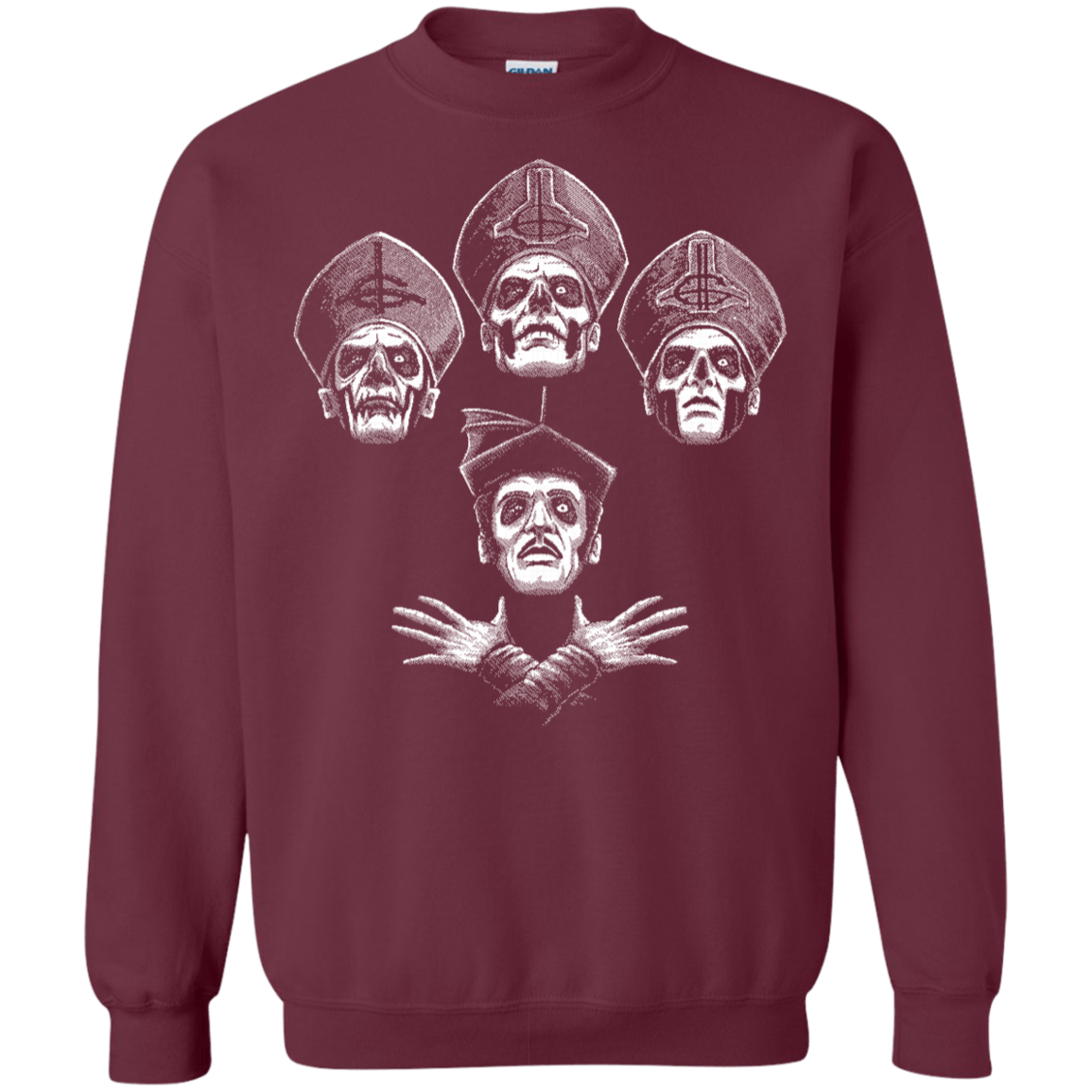 Sweatshirts Maroon / S Bohemian Ghost Crewneck Sweatshirt