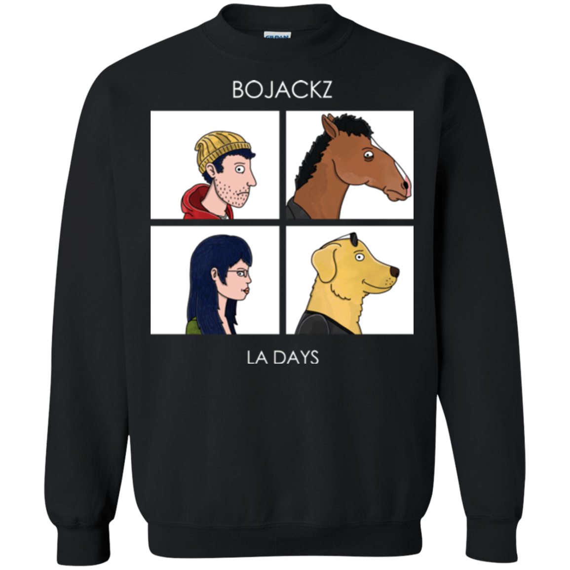 Sweatshirts Black / S Bojackz Crewneck Sweatshirt