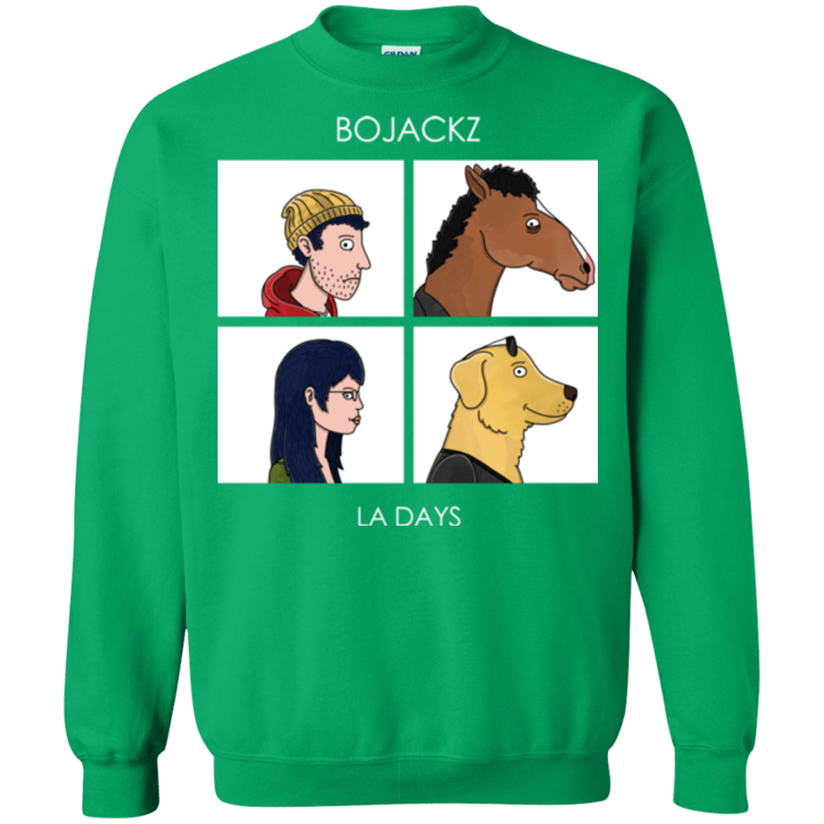 Sweatshirts Irish Green / S Bojackz Crewneck Sweatshirt