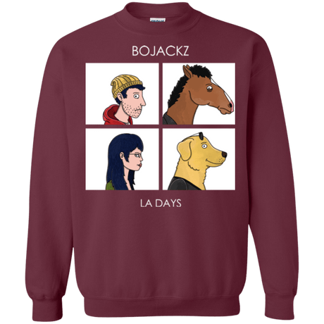 Sweatshirts Maroon / S Bojackz Crewneck Sweatshirt