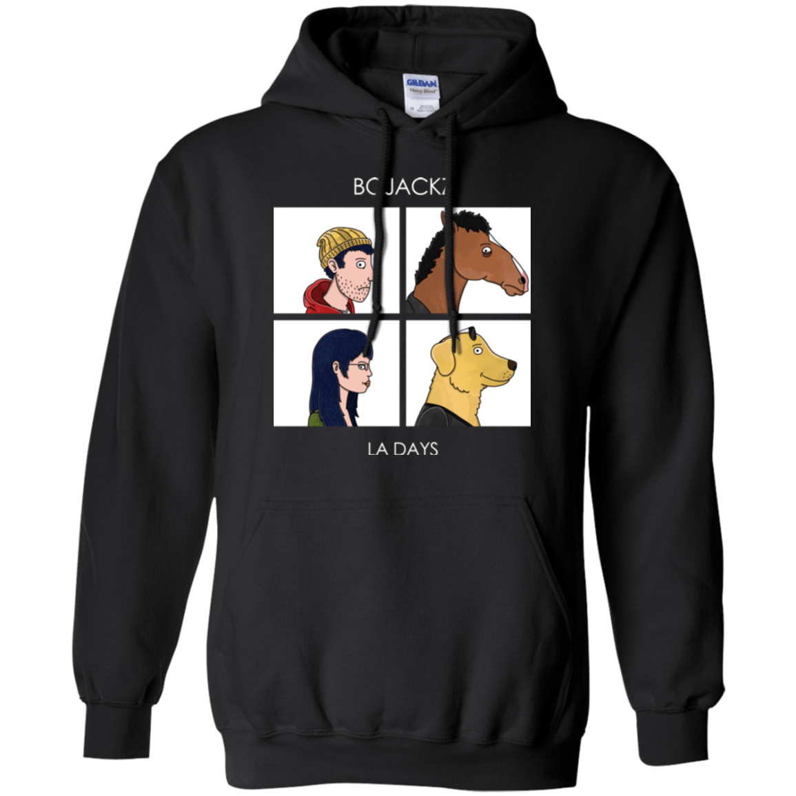 Sweatshirts Black / S Bojackz Pullover Hoodie