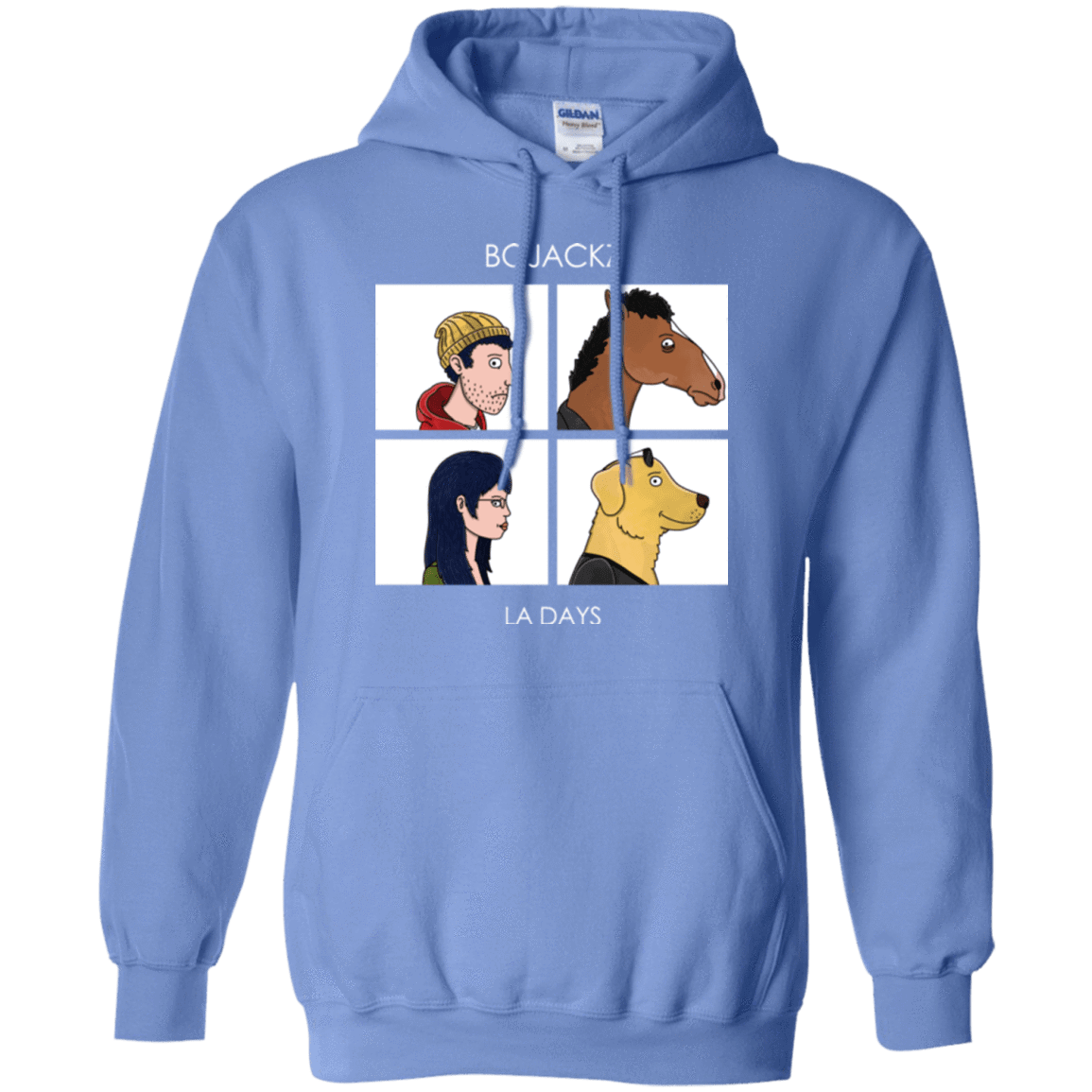 Sweatshirts Carolina Blue / S Bojackz Pullover Hoodie