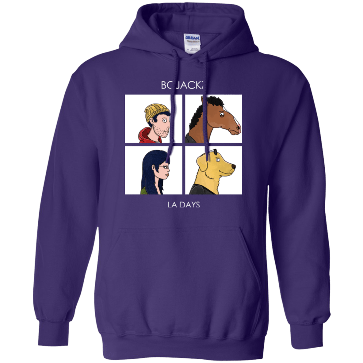 Sweatshirts Purple / S Bojackz Pullover Hoodie