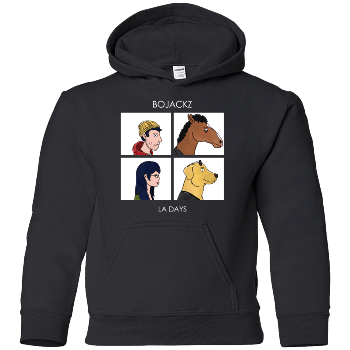 Sweatshirts Black / YS Bojackz Youth Hoodie