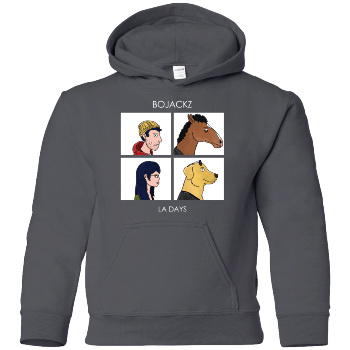 Sweatshirts Charcoal / YS Bojackz Youth Hoodie