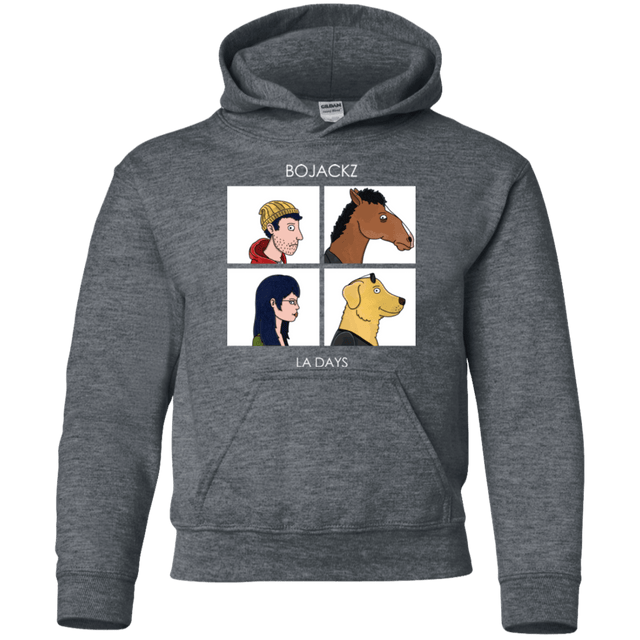Sweatshirts Dark Heather / YS Bojackz Youth Hoodie