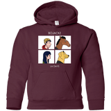 Sweatshirts Maroon / YS Bojackz Youth Hoodie