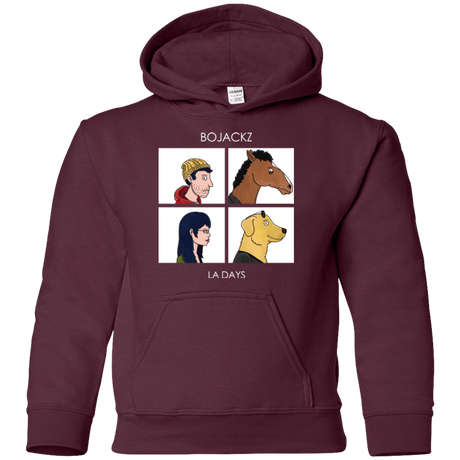 Sweatshirts Maroon / YS Bojackz Youth Hoodie