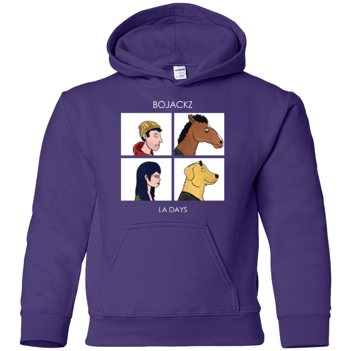 Sweatshirts Purple / YS Bojackz Youth Hoodie