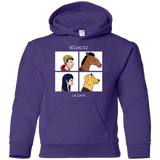 Sweatshirts Purple / YS Bojackz Youth Hoodie