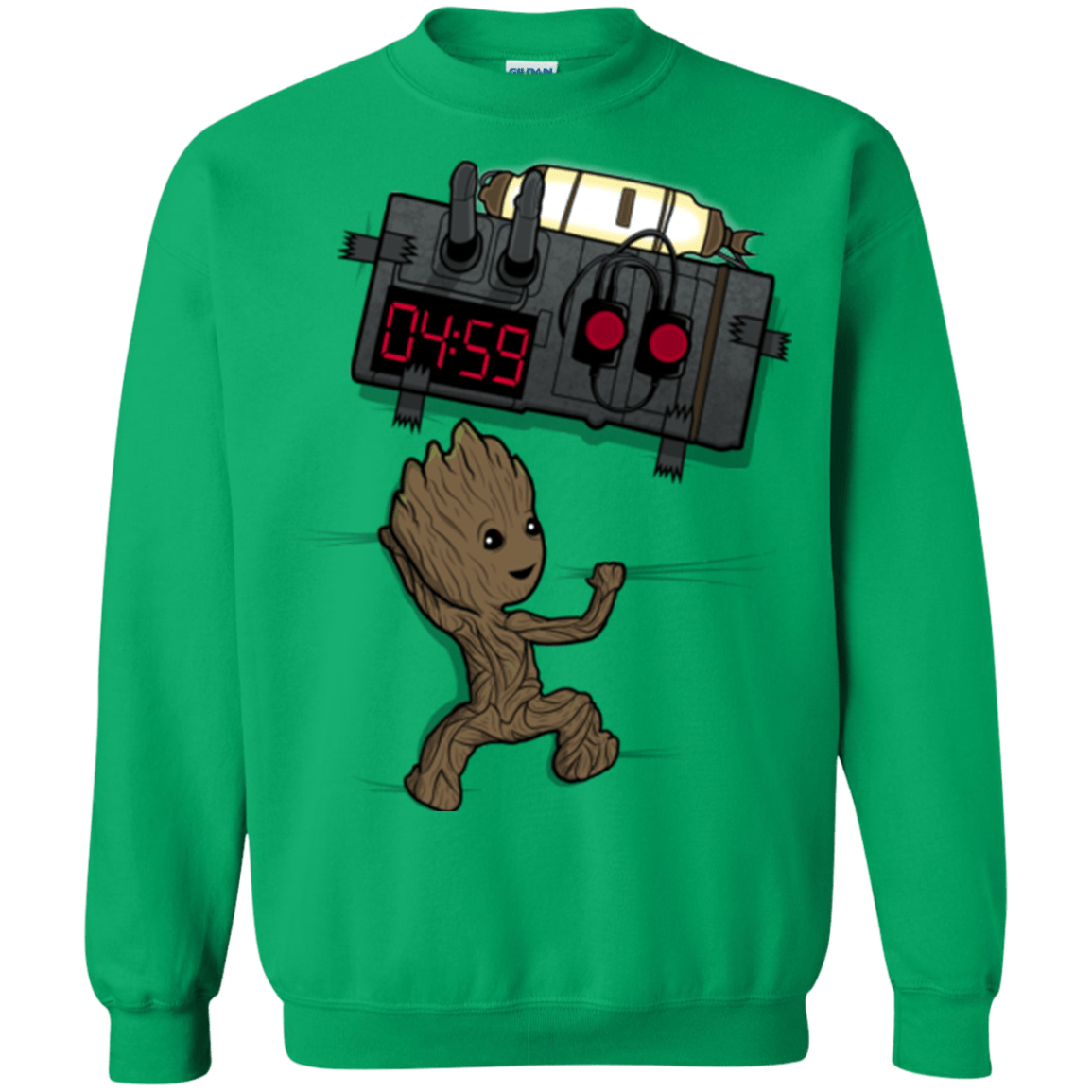 Sweatshirts Irish Green / Small Bomb In Your Chest! Crewneck Sweatshirt