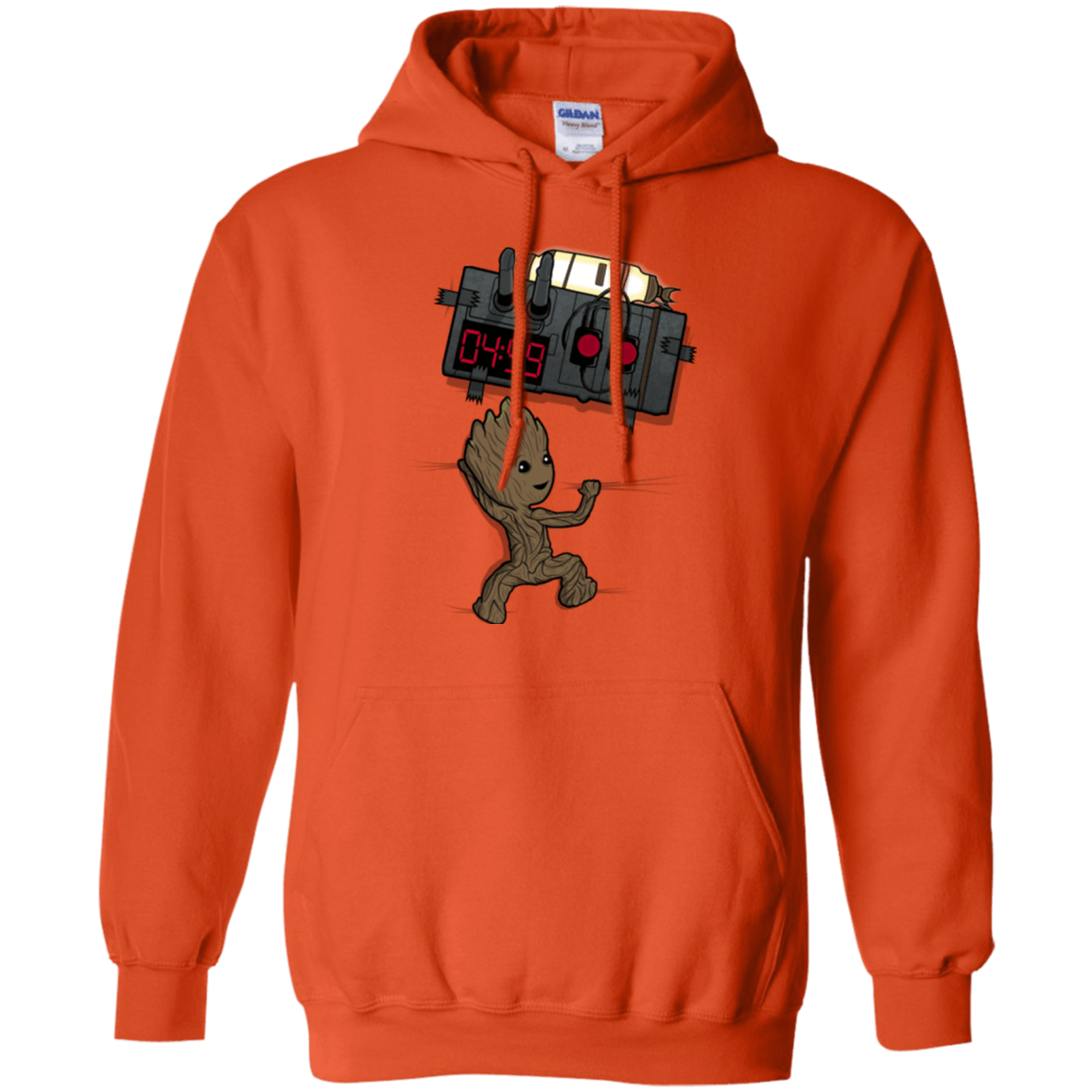 Sweatshirts Orange / Small Bomb In Your Chest! Pullover Hoodie