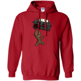 Sweatshirts Red / Small Bomb In Your Chest! Pullover Hoodie