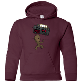 Sweatshirts Maroon / YS Bomb In Your Chest! Youth Hoodie