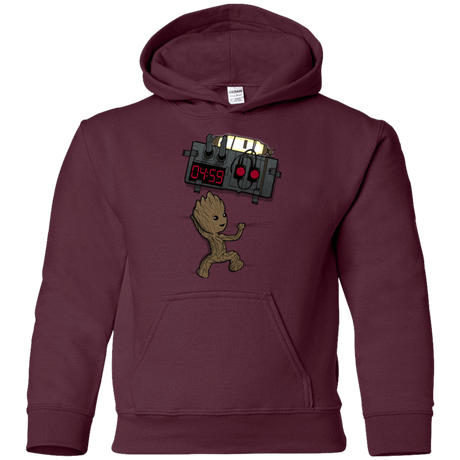 Sweatshirts Maroon / YS Bomb In Your Chest! Youth Hoodie