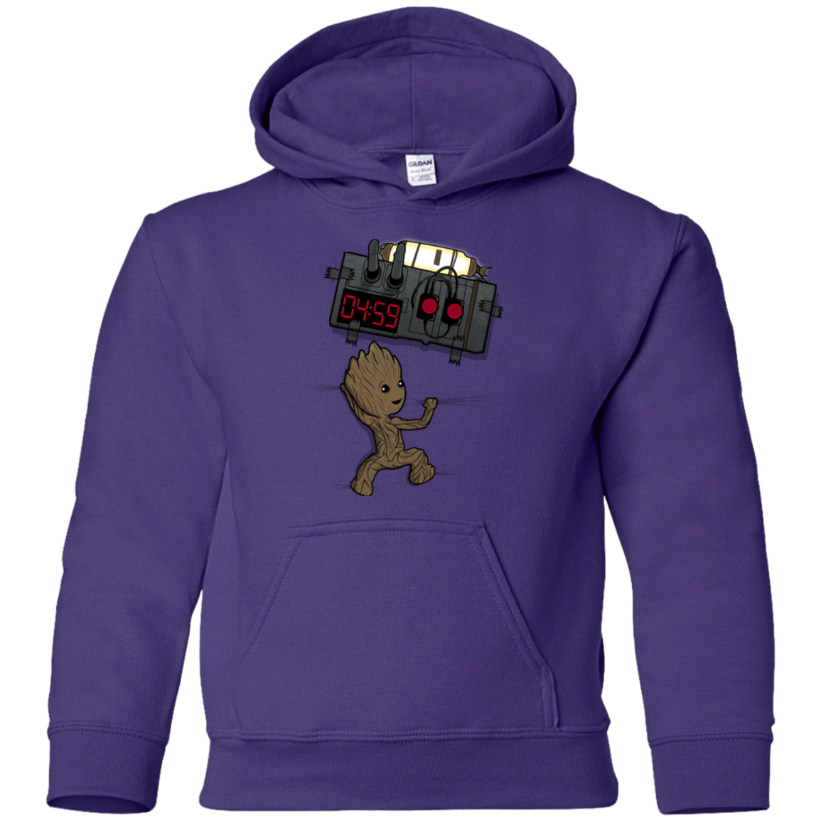 Sweatshirts Purple / YS Bomb In Your Chest! Youth Hoodie