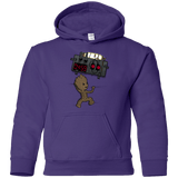 Sweatshirts Purple / YS Bomb In Your Chest! Youth Hoodie