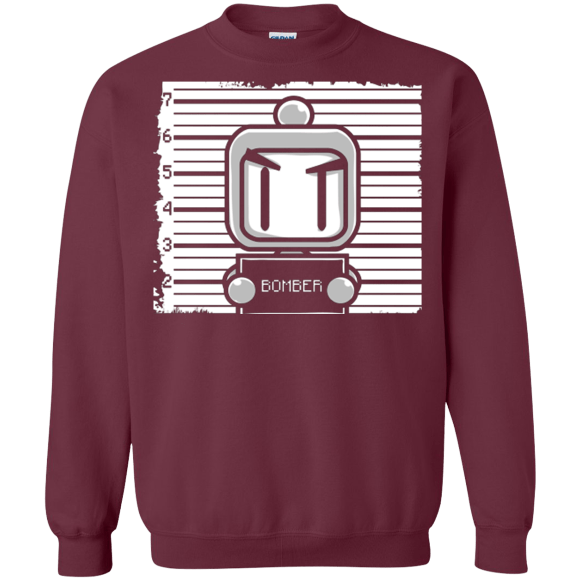 Sweatshirts Maroon / Small BOMBER Crewneck Sweatshirt