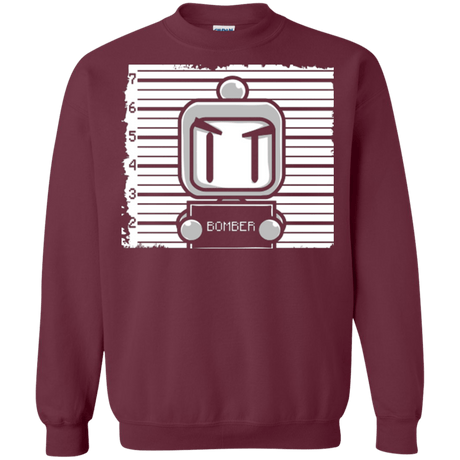 Sweatshirts Maroon / Small BOMBER Crewneck Sweatshirt