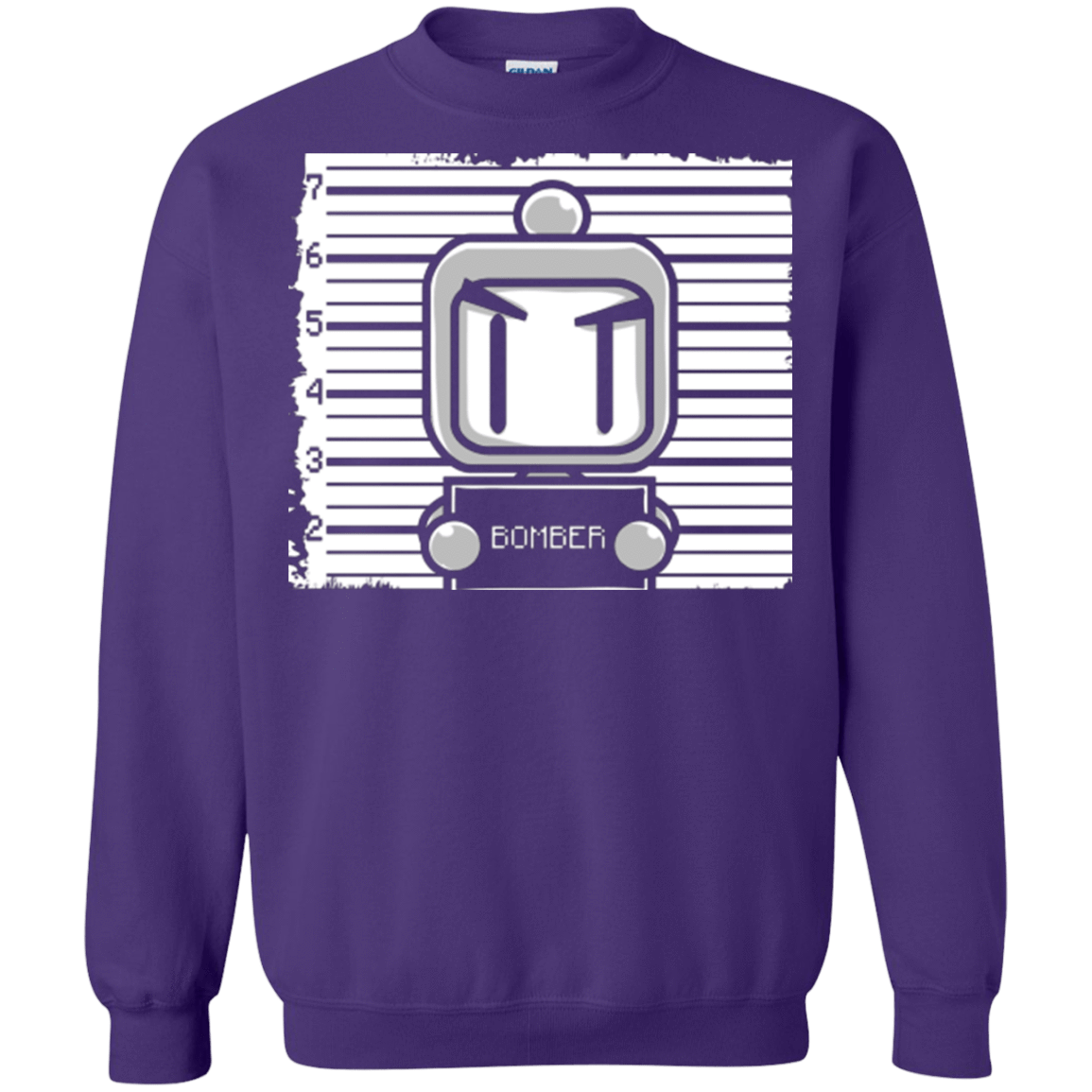 Sweatshirts Purple / Small BOMBER Crewneck Sweatshirt