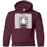 Sweatshirts Maroon / YS BOMBER Youth Hoodie
