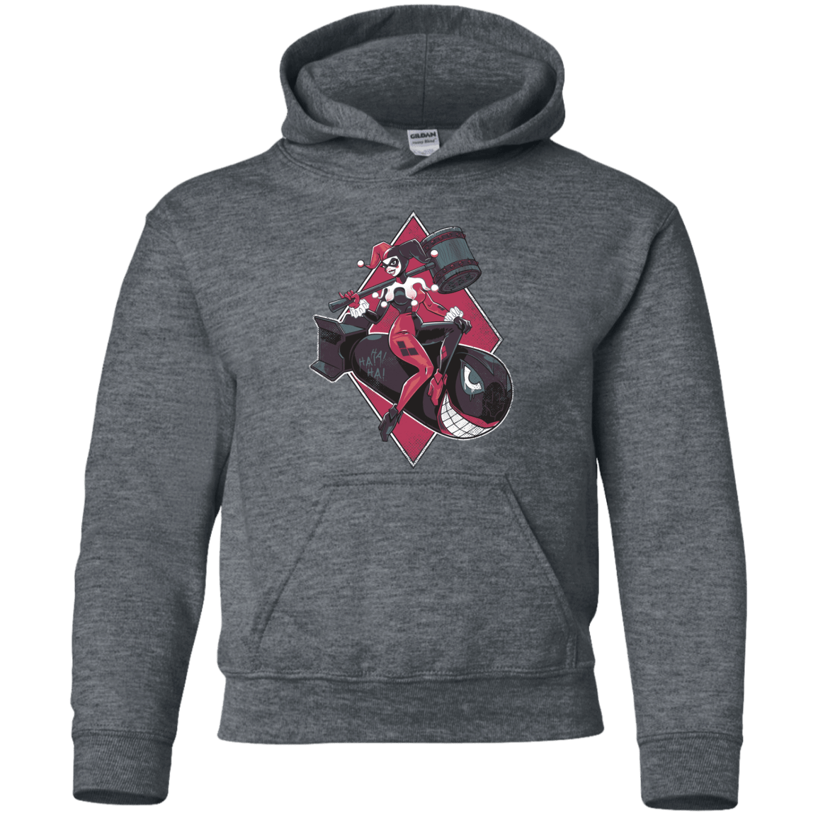 Sweatshirts Dark Heather / YS Bombs Away Youth Hoodie