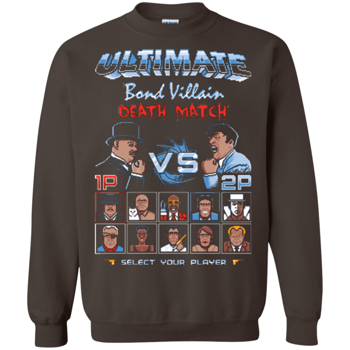 Sweatshirts Dark Chocolate / Small Bond Villain Death Match Crewneck Sweatshirt