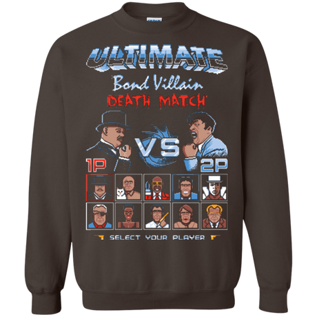 Sweatshirts Dark Chocolate / Small Bond Villain Death Match Crewneck Sweatshirt