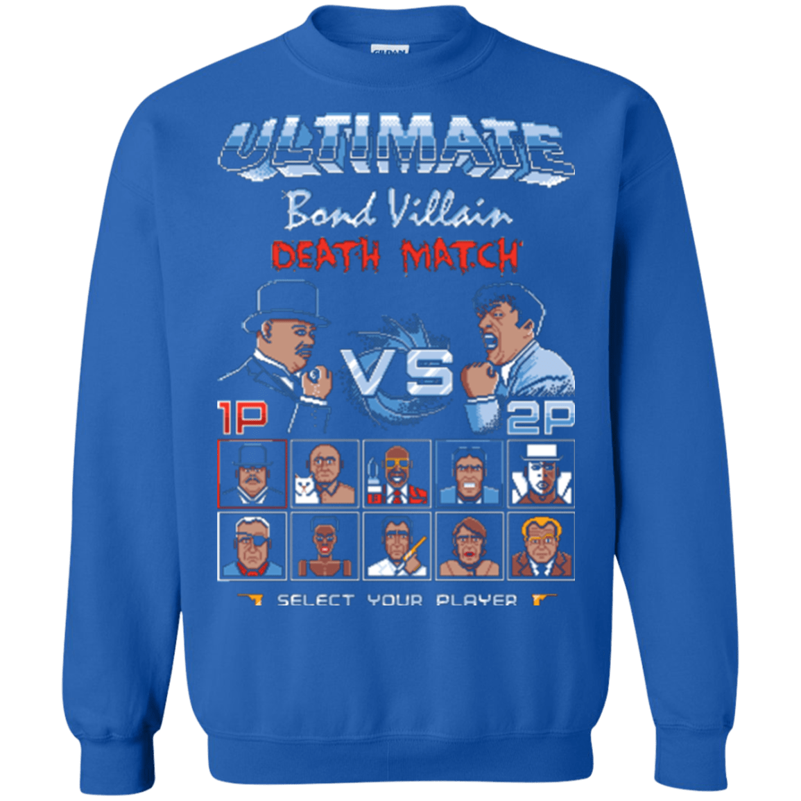 Sweatshirts Royal / Small Bond Villain Death Match Crewneck Sweatshirt