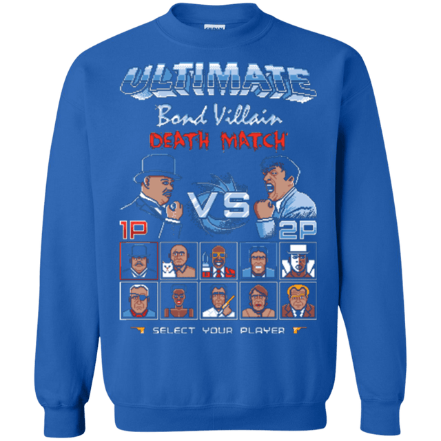 Sweatshirts Royal / Small Bond Villain Death Match Crewneck Sweatshirt