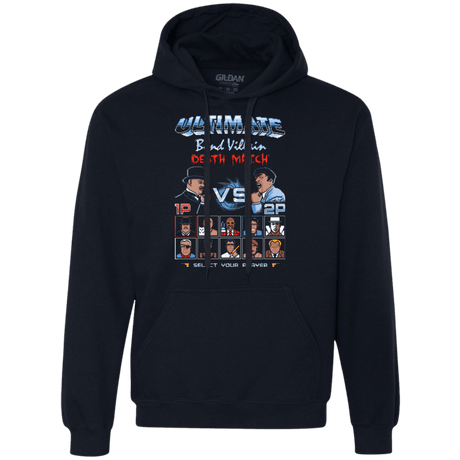 Sweatshirts Navy / Small Bond Villain Death Match Premium Fleece Hoodie