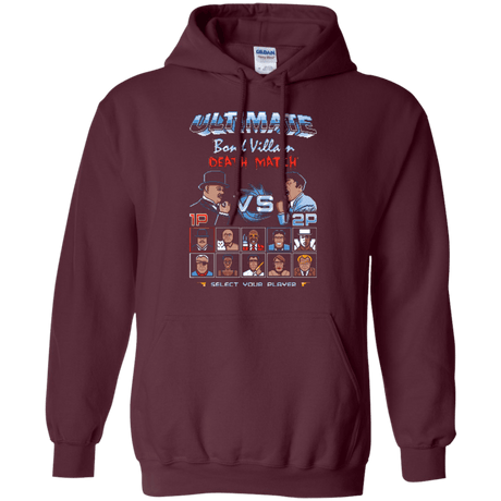 Sweatshirts Maroon / Small Bond Villain Death Match Pullover Hoodie