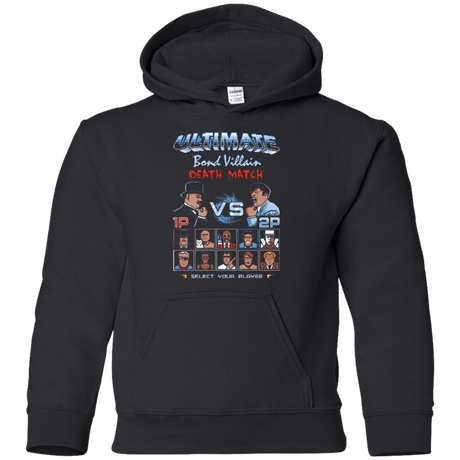 Sweatshirts Black / YS Bond Villain Death Match Youth Hoodie