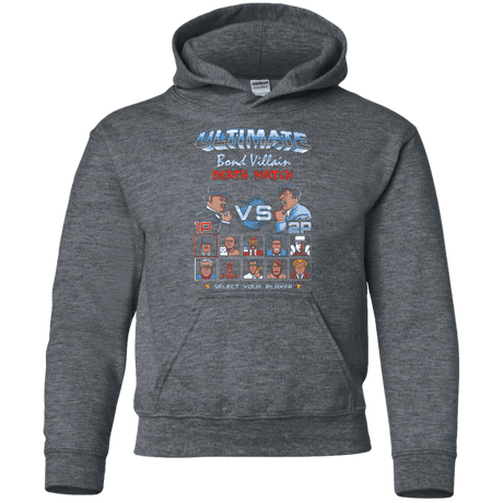 Sweatshirts Dark Heather / YS Bond Villain Death Match Youth Hoodie