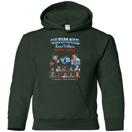 Sweatshirts Forest Green / YS Bond Villain Death Match Youth Hoodie