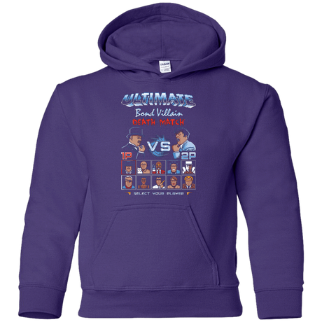 Sweatshirts Purple / YS Bond Villain Death Match Youth Hoodie