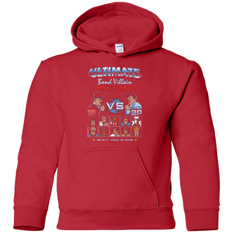 Sweatshirts Red / YS Bond Villain Death Match Youth Hoodie