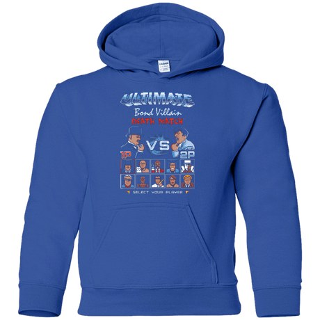 Sweatshirts Royal / YS Bond Villain Death Match Youth Hoodie