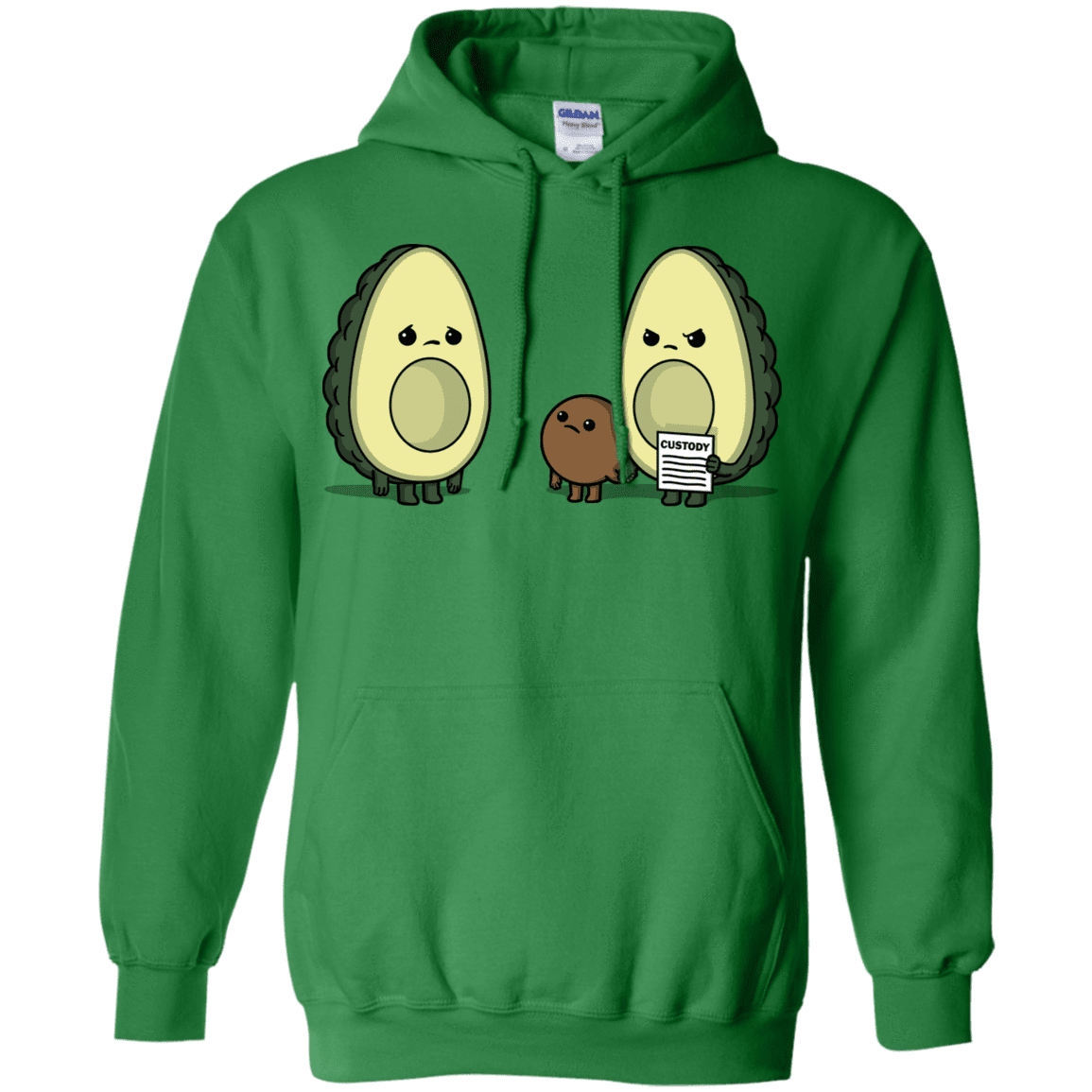 Sweatshirts Irish Green / S Bone Custody Pullover Hoodie