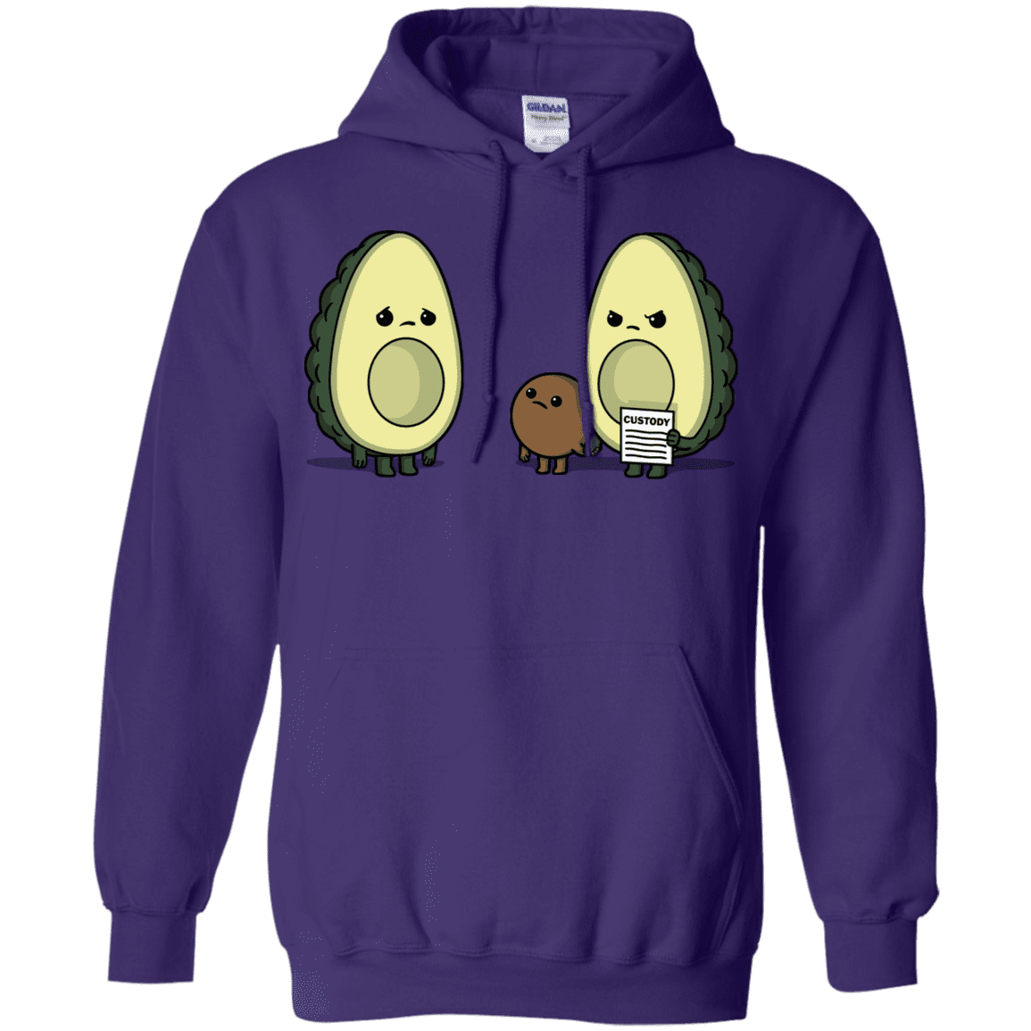 Sweatshirts Purple / S Bone Custody Pullover Hoodie