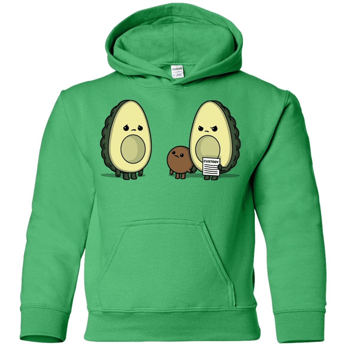 Sweatshirts Irish Green / YS Bone Custody Youth Hoodie