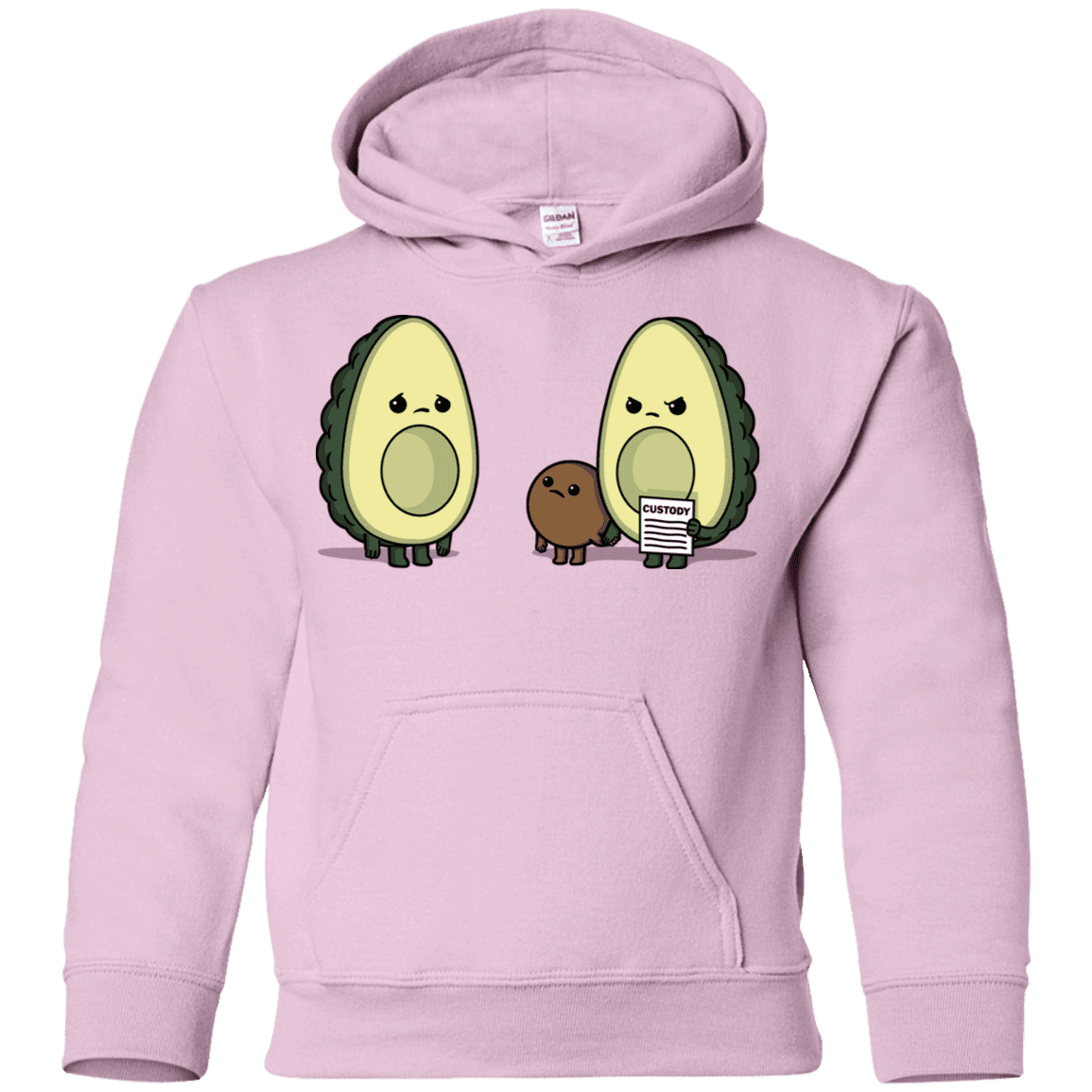 Sweatshirts Light Pink / YS Bone Custody Youth Hoodie