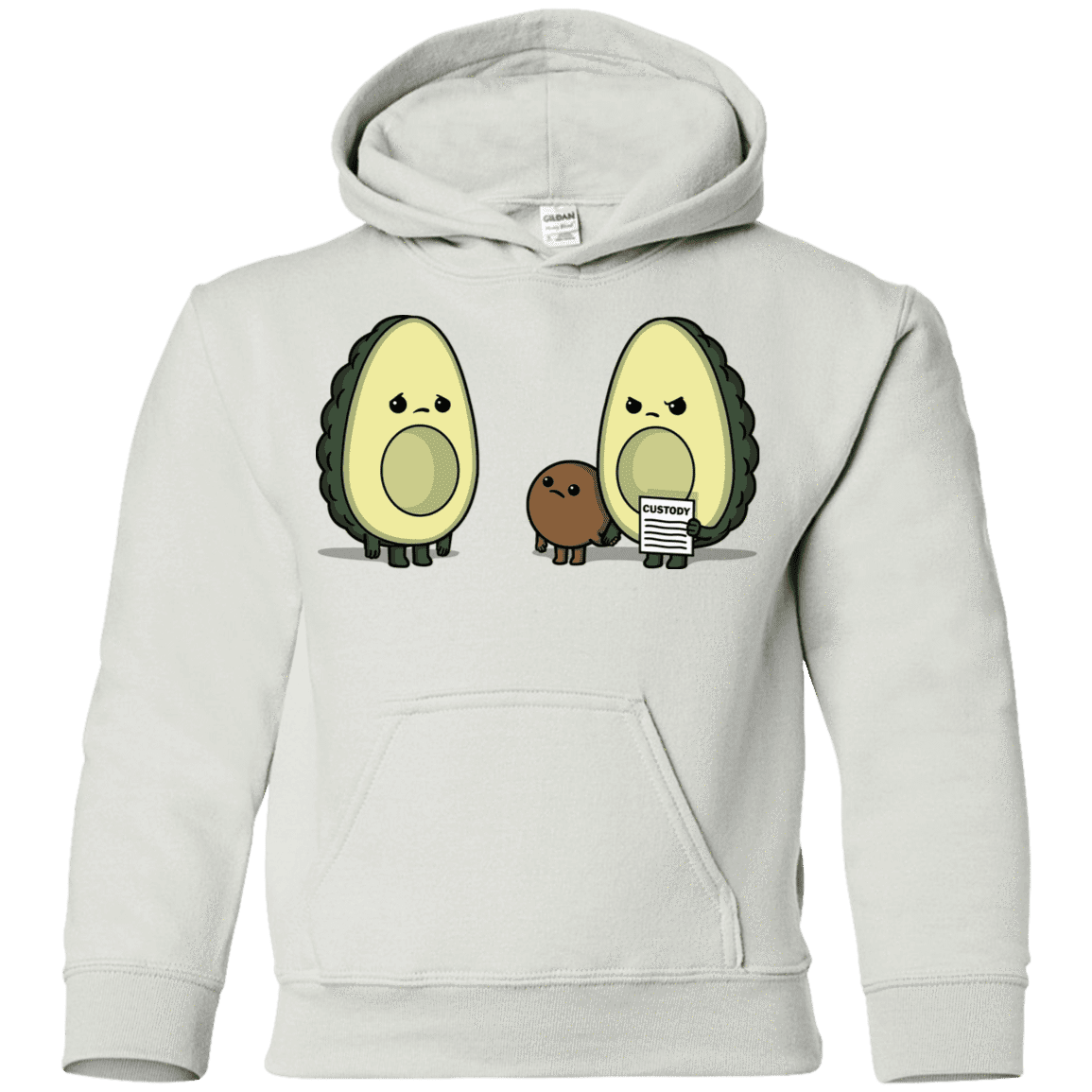 Sweatshirts White / YS Bone Custody Youth Hoodie