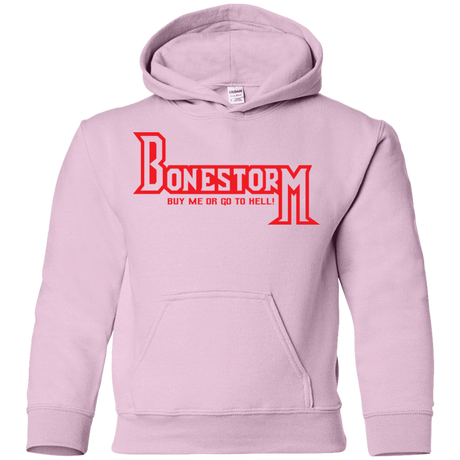 Sweatshirts Light Pink / YS BONESTORM Youth Hoodie